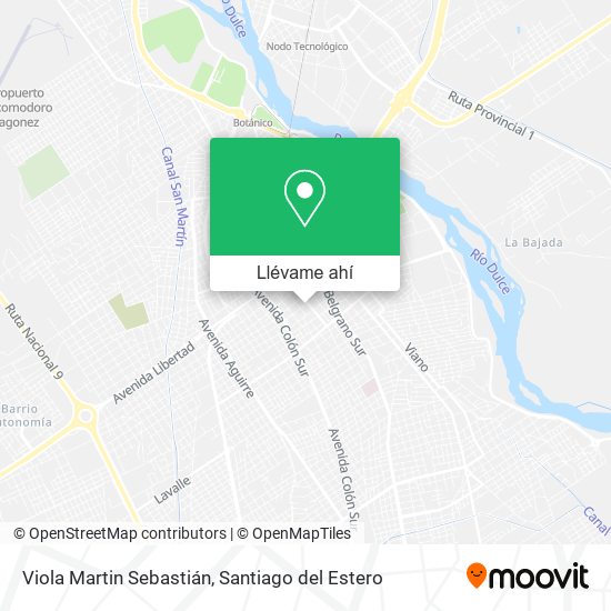 Mapa de Viola Martin Sebastián