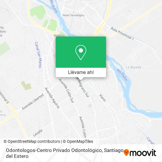 Mapa de Odontologos-Centro Privado Odontológico