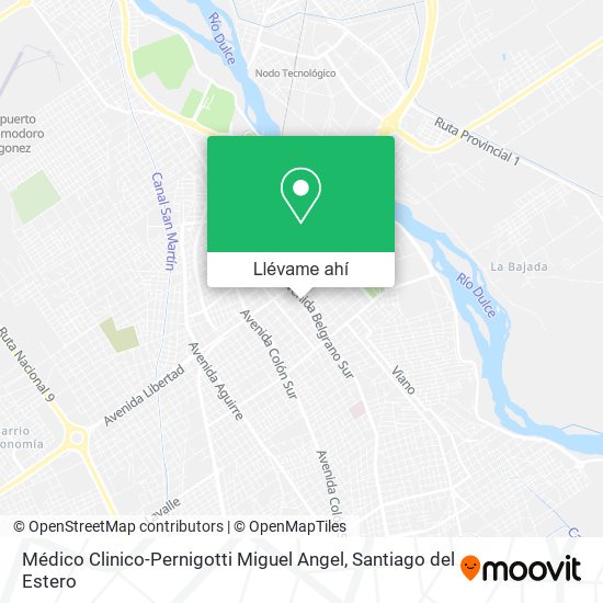 Mapa de Médico Clinico-Pernigotti Miguel Angel