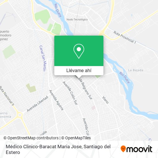 Mapa de Médico Clinico-Baracat Maria Jose