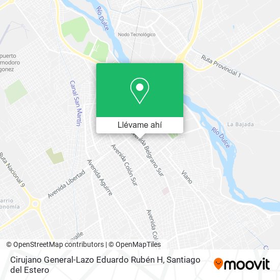 Mapa de Cirujano General-Lazo Eduardo Rubén H