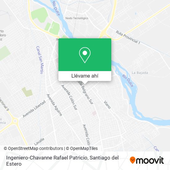 Mapa de Ingeniero-Chavanne Rafael Patricio