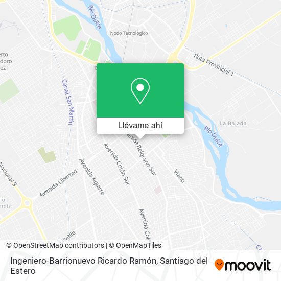 Mapa de Ingeniero-Barrionuevo Ricardo Ramón