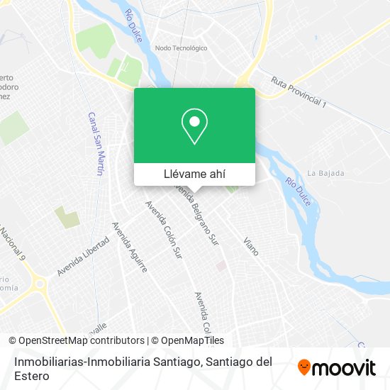 Mapa de Inmobiliarias-Inmobiliaria Santiago