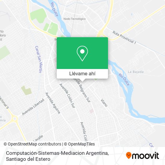 Mapa de Computación-Sistemas-Mediacion Argentina