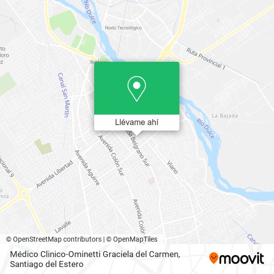 Mapa de Médico Clinico-Ominetti Graciela del Carmen