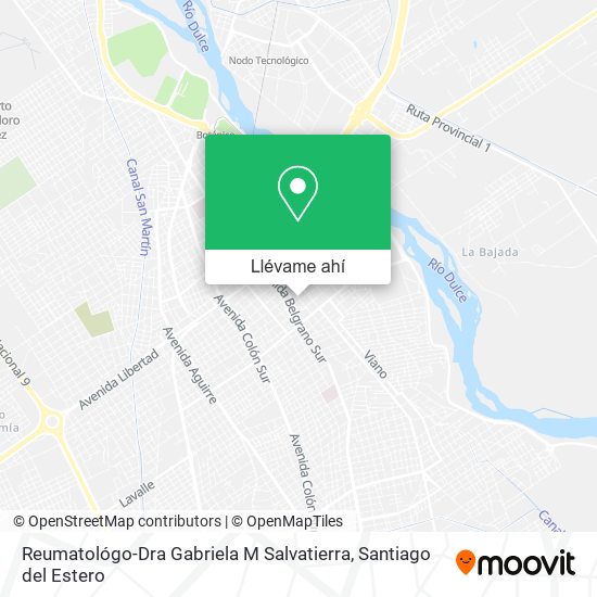 Mapa de Reumatológo-Dra Gabriela M Salvatierra