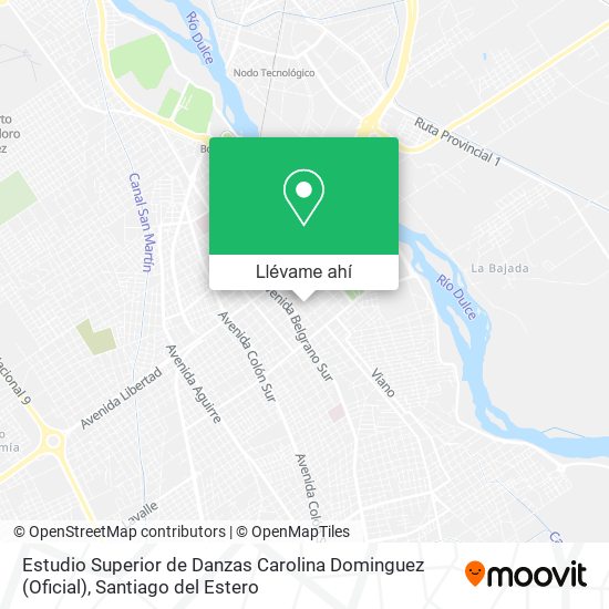 Mapa de Estudio Superior de Danzas Carolina Dominguez (Oficial)