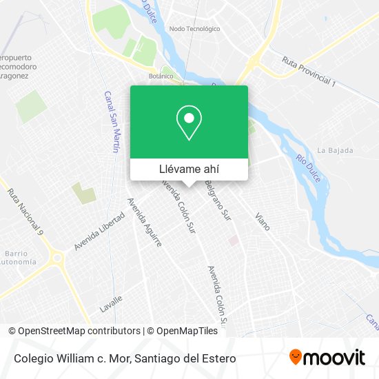 Mapa de Colegio William c. Mor