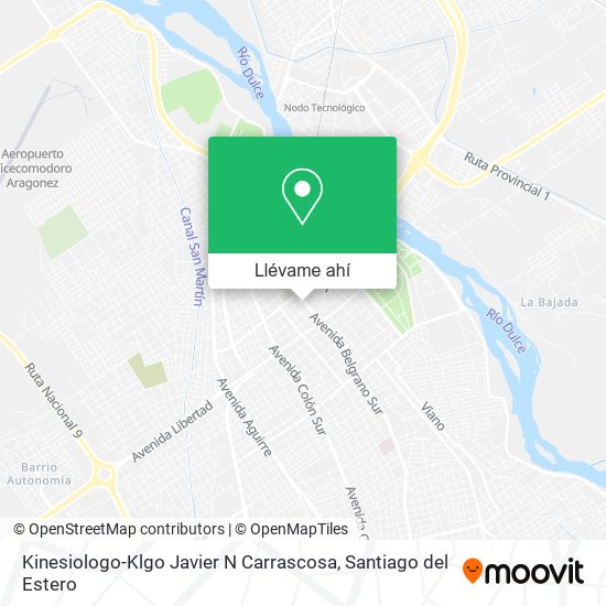 Mapa de Kinesiologo-Klgo Javier N Carrascosa