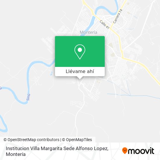 Mapa de Institucion Villa Margarita Sede Alfonso Lopez