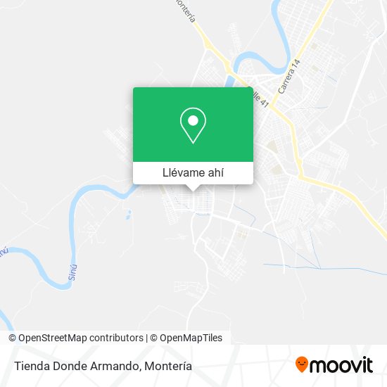 Mapa de Tienda Donde Armando