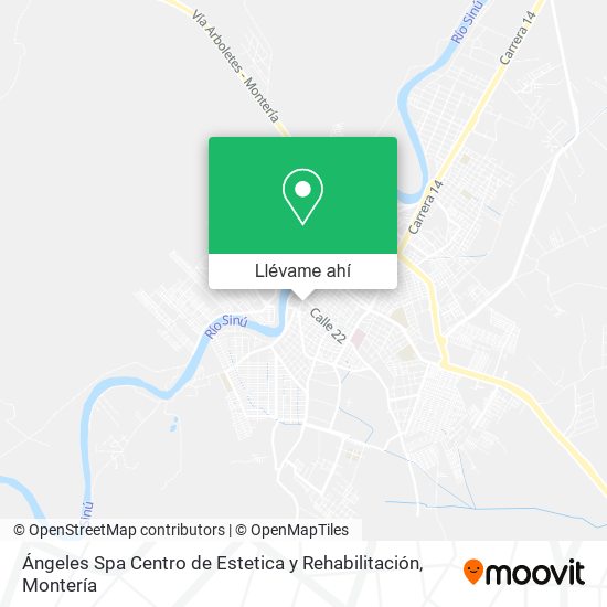 Mapa de Ángeles Spa Centro de Estetica y Rehabilitación