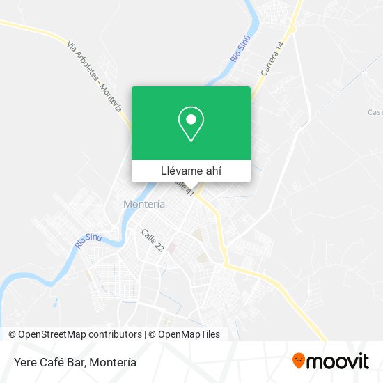 Mapa de Yere Café Bar