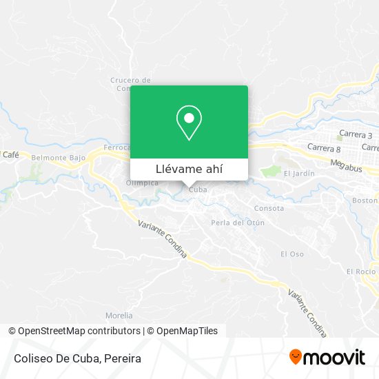 Mapa de Coliseo De Cuba