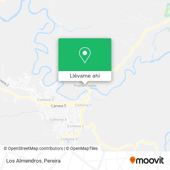 Mapa de Los Almendros