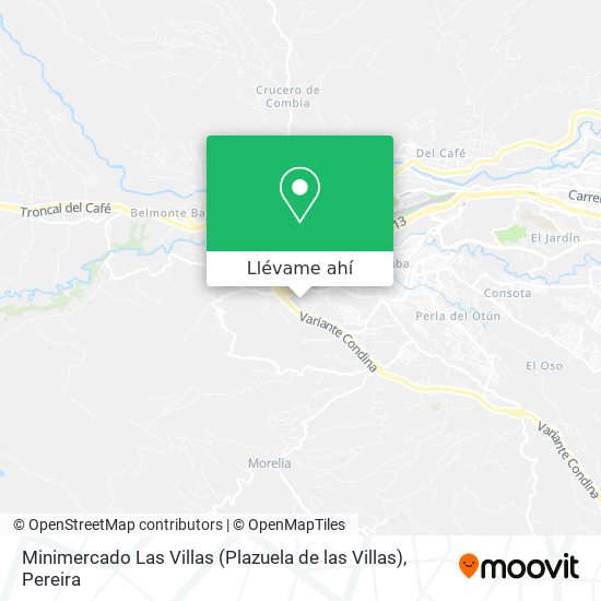 Mapa de Minimercado Las Villas (Plazuela de las Villas)