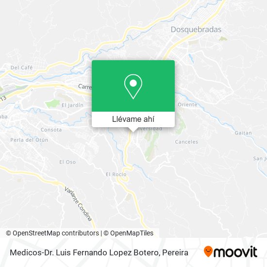 Mapa de Medicos-Dr. Luis Fernando Lopez Botero