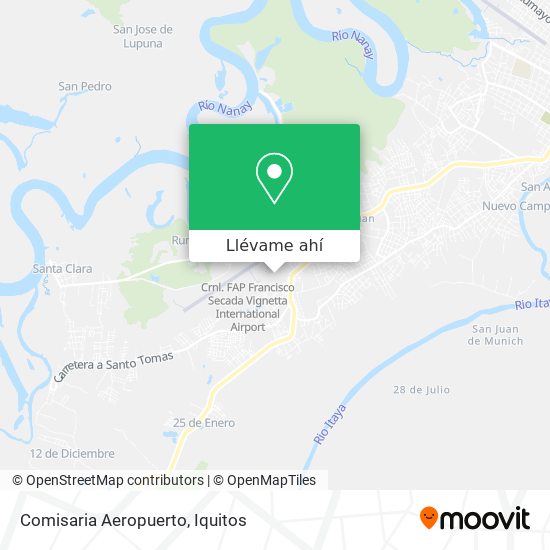 Mapa de Comisaria Aeropuerto