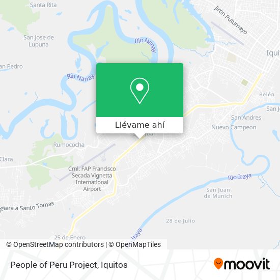 Mapa de People of Peru Project