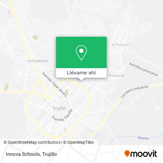 Mapa de Innova Schools