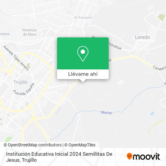 Mapa de Institución Educativa Inicial 2024 Semillitas De Jesus