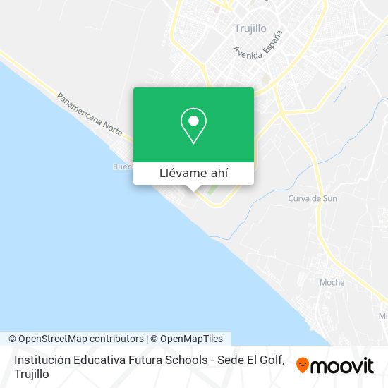 Mapa de Institución Educativa Futura Schools - Sede El Golf