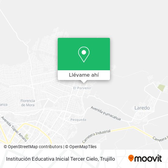 Mapa de Institución Educativa Inicial Tercer Cielo