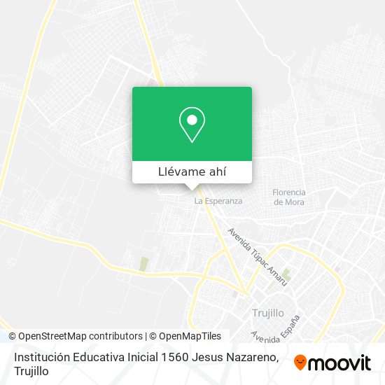 Mapa de Institución Educativa Inicial 1560 Jesus Nazareno