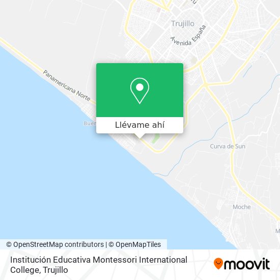 Mapa de Institución Educativa Montessori International College