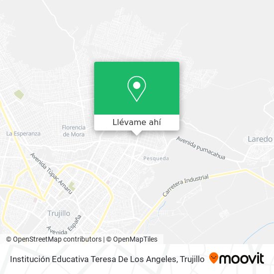 Mapa de Institución Educativa Teresa De Los Angeles