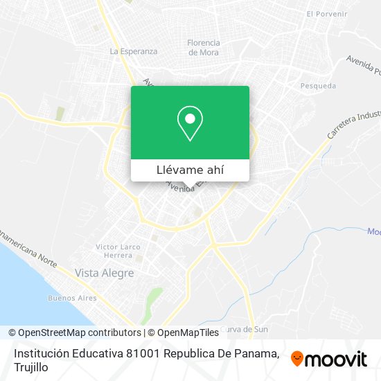 Mapa de Institución Educativa 81001 Republica De Panama