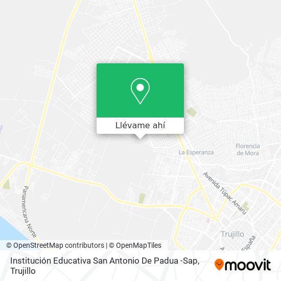 Mapa de Institución Educativa San Antonio De Padua -Sap