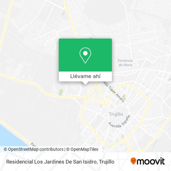 Mapa de Residencial Los Jardines De San Isidro