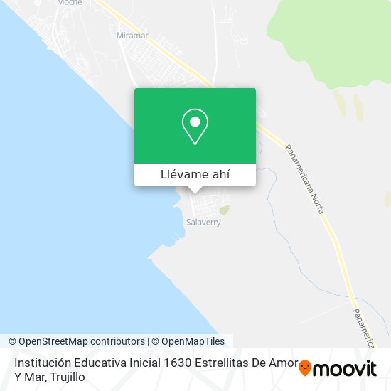 Mapa de Institución Educativa Inicial 1630 Estrellitas De Amor Y Mar