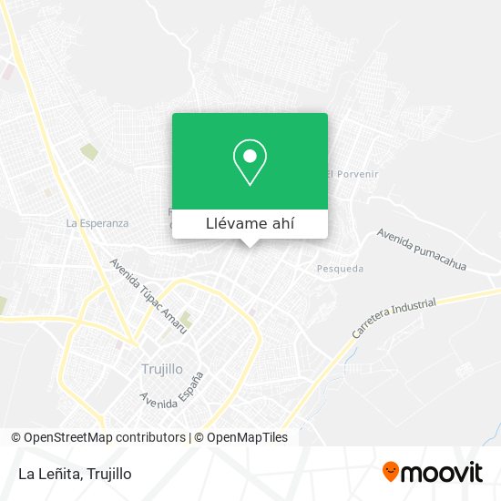 Mapa de La Leñita