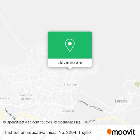Mapa de Institución Educativa Inicial No. 2204