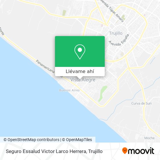 Mapa de Seguro Essalud Victor Larco Herrera