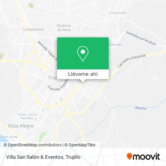 Mapa de Villa San Salón & Eventos