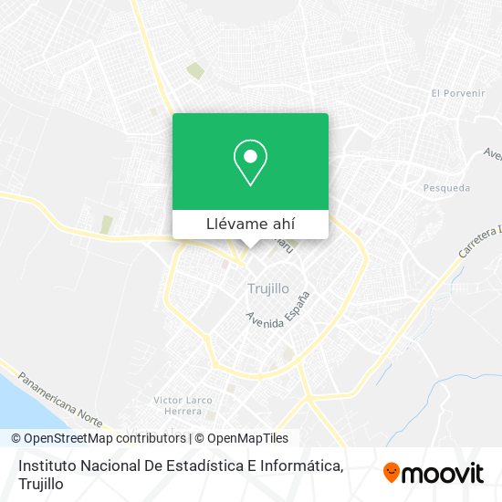 Mapa de Instituto Nacional De Estadística E Informática