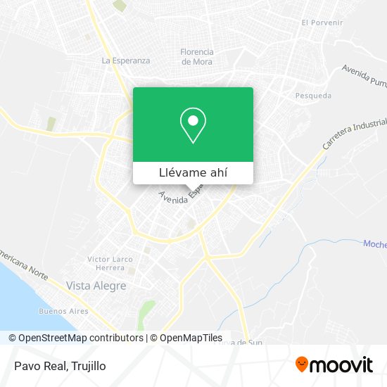 Cómo llegar Pavo Real en Trujillo en Autobús?