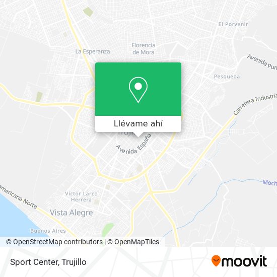 Mapa de Sport Center