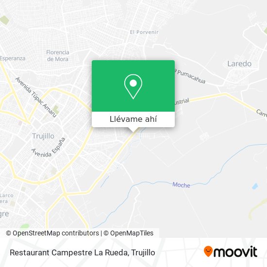 Mapa de Restaurant Campestre La Rueda