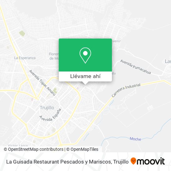 Cómo llegar a La Guisada Restaurant Pescados y Mariscos en Trujillo en  Autobús?