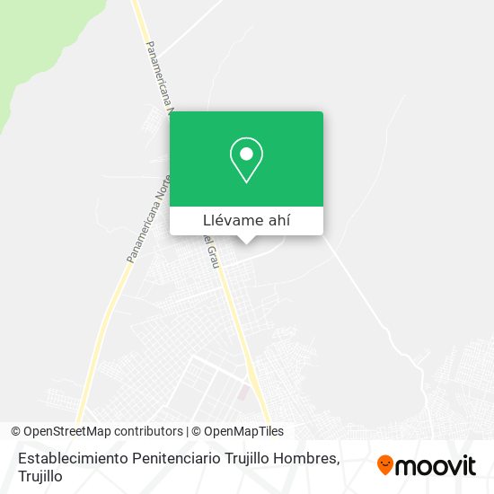 Mapa de Establecimiento Penitenciario Trujillo Hombres