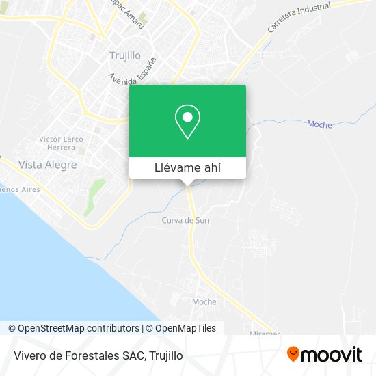 Mapa de Vivero de Forestales SAC