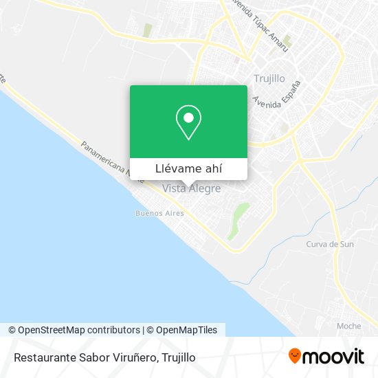 Mapa de Restaurante Sabor Viruñero