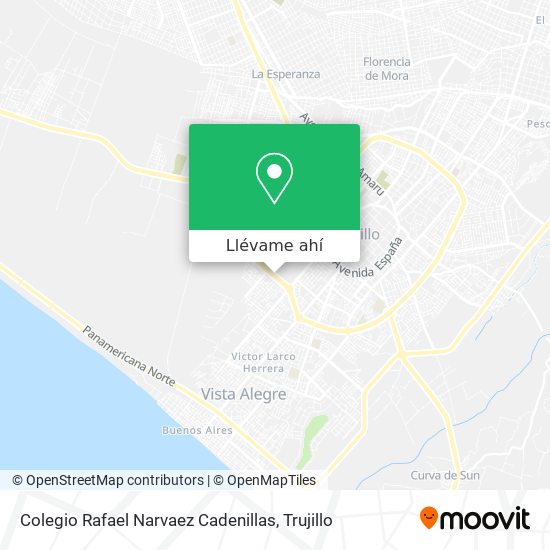 Mapa de Colegio Rafael Narvaez Cadenillas