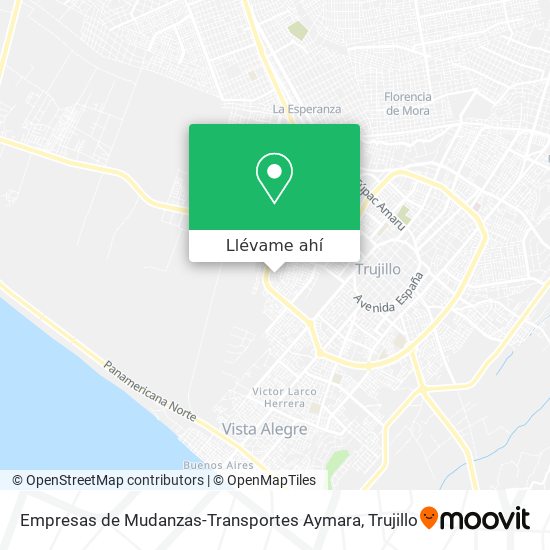 Mapa de Empresas de Mudanzas-Transportes Aymara