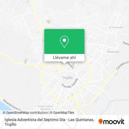 Mapa de Iglesia Adventista del Septimo Día - Las Quintanas